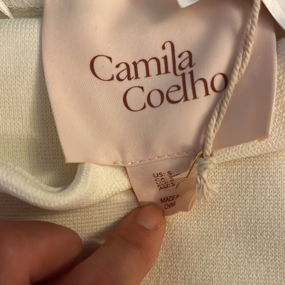 ✨!!NWT!! Camila Coelho crop top with crystal straps - Picture 4 of 5